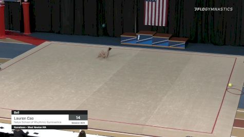 Lauren Cao - Ball, Nelys School of Rhythmic Gymnastics - 2021 Rhythmic Elite Qualifier