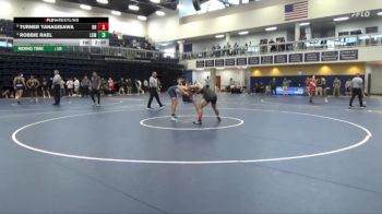 165 lbs Quarterfinal - Turner Yanagisawa, Rio Hondo vs Robbie Rael, Lemoore College