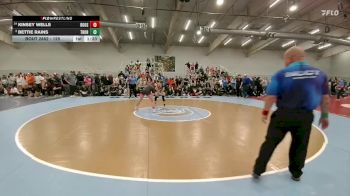 125 lbs Semifinal - Kinsey Wells, Roosevelt vs Bettie Rains, Thornton