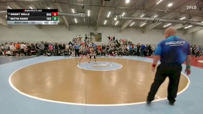 125 lbs Semifinal - Kinsey Wells, Roosevelt vs Bettie Rains, Thornton