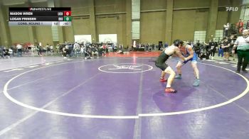 165 lbs Cons. Round 1 - Logan Prinsen, Rogers vs Mason Wren, Lincoln Christian