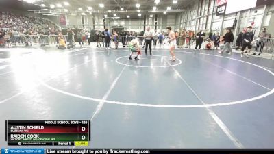 126 lbs Quarterfinal - Austin Schield, Buzzsaw WC vs Raiden Cook, Victory Wrestling-Central WA