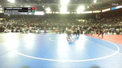140 lbs Cons. Round 1 - Estelle Bender, Middleton vs Jasmin Carpenter, Buhl