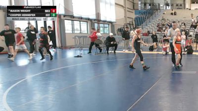75 lbs Quarters - Mason Weight, Roseburg Mat Club /Umpqua Valley Wrestling Associaction vs Cooper Hennefer, Declo Stingers