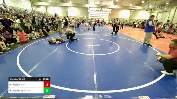 43 lbs Consi Of 16 #2 - Kyzer Welch, Heat vs Bryce Nickerson, Springdale Youth Wrestling Club