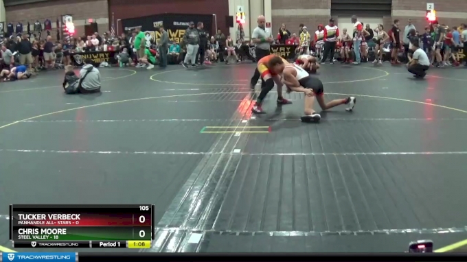 105 lbs Round 4 (6 Team) - Chris Moore, Steel Valley vs Tucker Verbeck ...