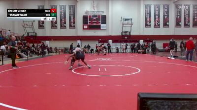 184 lbs Quarterfinal - Josiah Green, Southern Oregon vs Isaiah Twait, Corban University