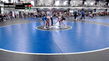 Elite 157 lbs Cons. Round 4 - Mason Drake, Unattached vs Rudy Osborne, Wartburg