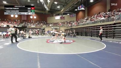 3A 144 lbs Champ. Round 1 - Cole Cavalieri, Canyon View vs Dayton Farley, Emery