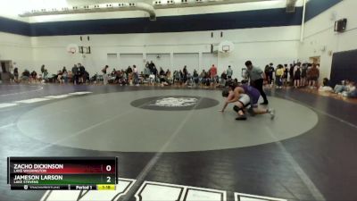 154-156 lbs Round 2 - Jameson Larson, Lake Stevens vs Zacho Dickinson, Lake Washington