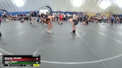 115 lbs Round 7 (8 Team) - Drew Nesity, FORGE vs Michael Trumpie, Silo WC