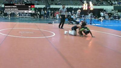 Rookie 3-5 84 3rd Place Match - Mason O`Neal, Virginia Beach Fighthouse vs Jaloni Mitchell, Flex