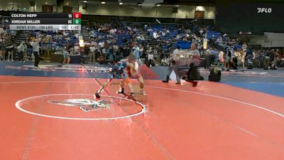 126 lbs Consi Of 128 #2 - Colton Hepp, VA vs Jordan Miller, NC