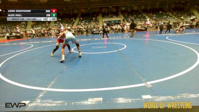 101 lbs Quarterfinal - Aden DiGiovanni, Team Donahoe vs Alex Hall, Greater Heights Wrestling