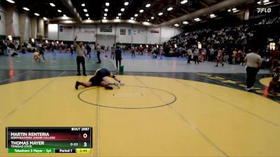 285 lbs Cons. Round 4 - Thomas Mayer, Trinidad State vs Martin Renteria, Northeastern Junior College