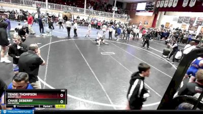 145 lbs Cons. Round 4 - Chase Deberry, Arlington vs Tensei Thompson, Bishop Kelly