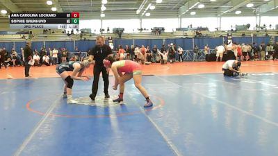 145 lbs 3rd Place - Ana Carolina Lockard, NY vs Sophie Grunhuvd, ME