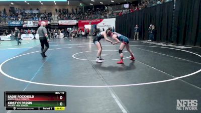 145G Cons. Round 3 - Sadie Rockhold, North Pole Patriots vs Kirstyn Passin, Valdez High School