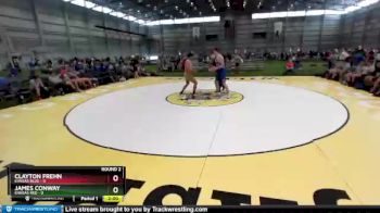 220 lbs Round 2 (8 Team) - Clayton Frehn, Kansas Blue vs James Conway, Kansas Red