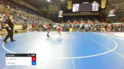 126 lbs Cons 8 #2 - Demetrios Carrera, IL vs Maximus Hay, WI