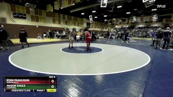 175 lbs Cons. Round 3 - Mason Sauls, Chaparral vs Ryan Panaligan, Mission Hills