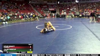 1A-106 lbs Cons. Round 2 - Atlee Dewitt, Alburnett vs Caleb Wisecup, Ogden