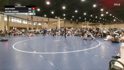 120 lbs Round 1 (32 Team) - Noah Hyatt, BRAWL Black vs Peyton Vowels, North DeSoto Blue