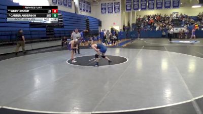133 lbs Quarterfinal - Wiley Jessup, Loras vs Carter Anderson, Dubuque RTC