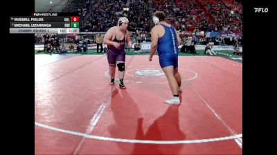 3A 285 lbs Champ. Round 1 - Michael Lizarraga, Firth vs Russell Fields, Kellogg