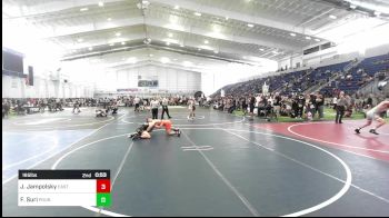 165 lbs Quarterfinal - Jake Jampolsky, East Valley WC vs Freddy Suri, Pounders WC