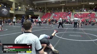 95 lbs Finals (2 Team) - Cole Simon, Sicarios vs Grant Taylor, SlyFox Black