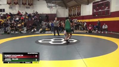 190 lbs Quarterfinal - Robert Kucharczk, Lake Highland Prep vs Jarrel Miller, St Edward