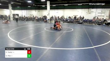 160 lbs Round Of 64 - Shawn Taylor, PA vs Dylan Pile, CA