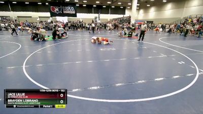 132 lbs Cons. Round 3 - Brayden Lobrano, South Bossier Elite Wrestling vs Jace Lillie, D3 Wrestling Club