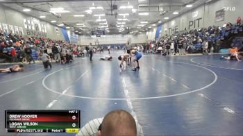 130 lbs Cons. Round 4 - Drew Hoover, Pleasant Grove vs Logan Wilson, West Jordan