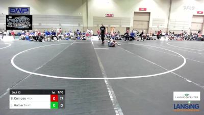 101 lbs Rr Rnd 4 - Brody Compau, Michigan Premier WC - (A) vs Levi Halbert, MWC Wrestling Academy