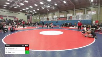 132 lbs Round Of 16 - Leo Maestas, Clovis West vs Michael Kase, Chaminade College Prep Sch