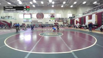 100 lbs Semifinal - Lola Colo, Nampa vs Lorien Bowns, Nyssa