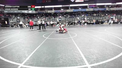 163 lbs Consi Of 4 - Andrew Clayton, Ckwa vs Logan Jackson, Riverside RTC