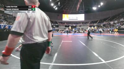 5A 106 lbs Cons. Round 1 - Wade Stinson, Moody Hs vs Luke Payton, Elmore County School