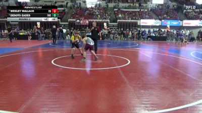 120 lbs Round 2 - Wesley Wallace, Project Wrestling vs DeSoto Eades, Fergus Wrestling Club