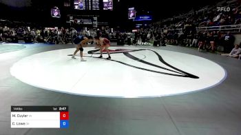 144 lbs Rnd Of 32 - May Cuyler, Virginia vs Corin Lowe, Oklahoma