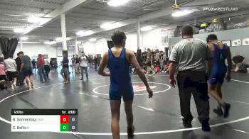 120 lbs Rr Rnd 3 - Chad Bellis, Southern Illinois vs Brayden Sonnentag, Crass Trained