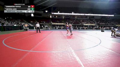 180 lbs Round Of 16 - Samantha Tuttle, Grand Canyon vs Krysta Luce, Grand Valley State