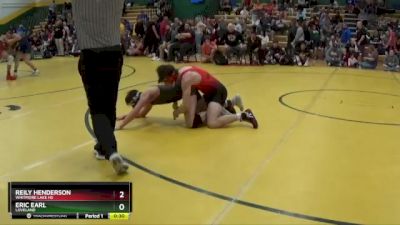 150 lbs Cons. Round 2 - Eric Earl, LOVELAND vs Reily Henderson, Whitmore Lake HS