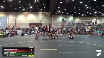 138 lbs Round 3 (6 Team) - Gavin Drenten, Ares Black vs Brody Orcott, Mi Mafia Black