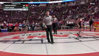 107 lbs First Round - Keegan Bassett, Bishop McCort vs Trapp Walsh, Berks Catholic