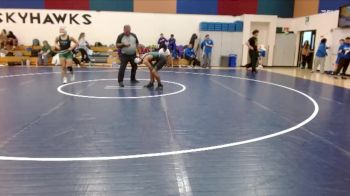 132 lbs Champ. Round 2 - Zorina Johnson, Ida B. Wells vs Jared Hernandez-Martinez, North Marion