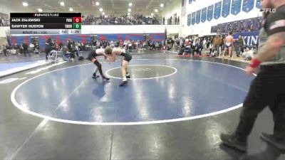 120 lbs Champ. Round 2 - Jack Zalewski, Priest River vs Sawyer Huston, Timberlake
