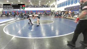 120 lbs Champ. Round 2 - Jack Zalewski, Priest River vs Sawyer Huston, Timberlake